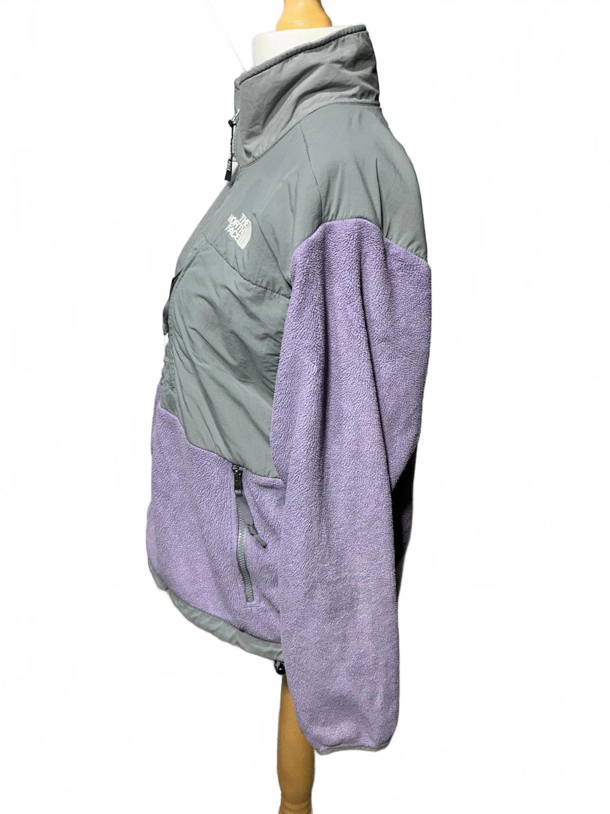 The North Face Women's Fleece Jacket in Grey and Lilac