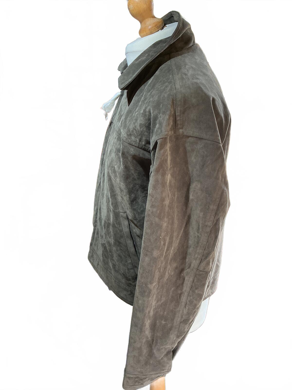 Urban Outfitters BDG Men's Regular S Suede Jacket with High Collar in Brown