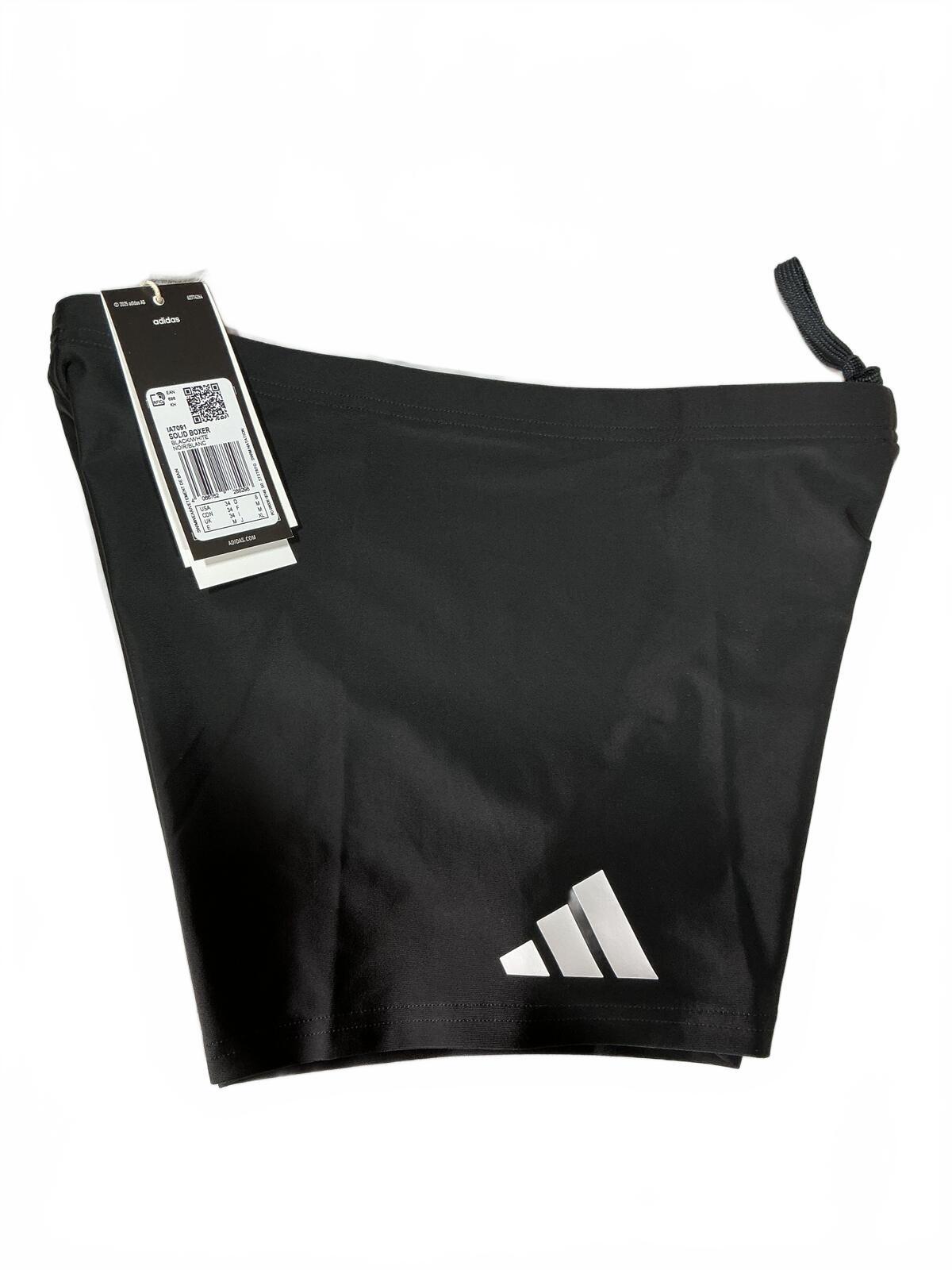 *NEW* Adidas Infinitex Solid Boxer Swim Shorts Black UK 34 Men's