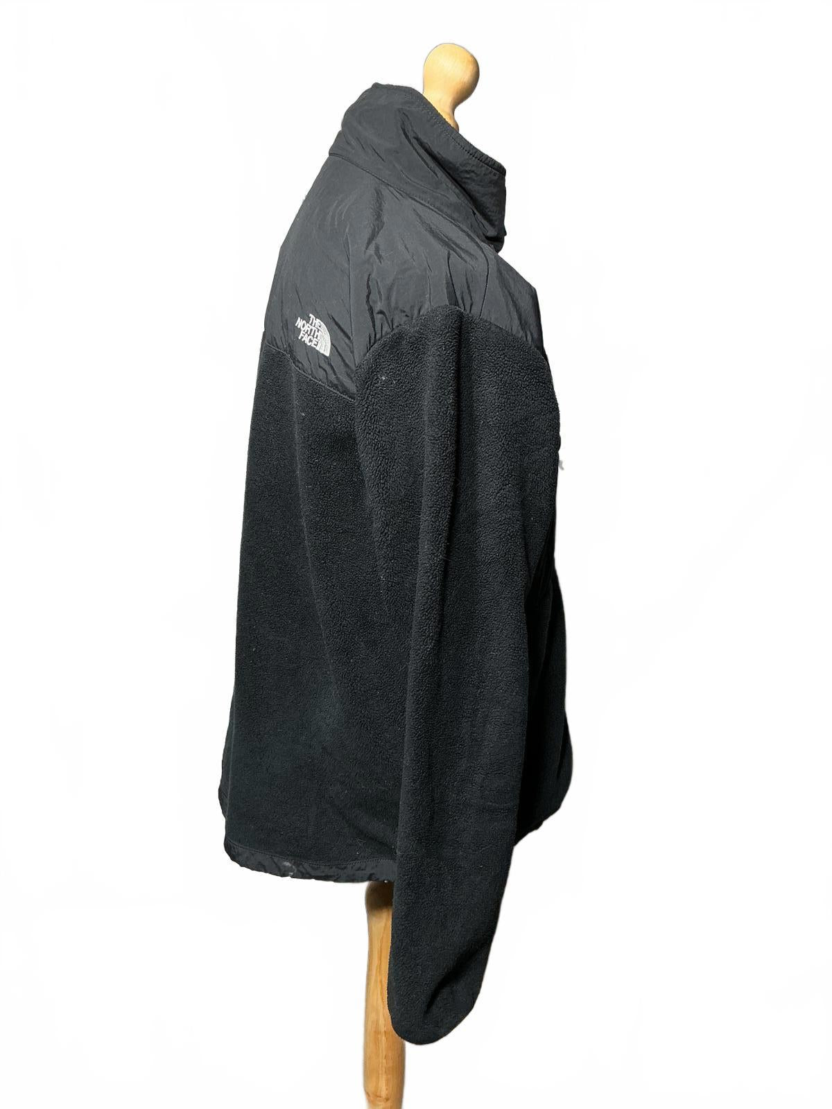 The North Face Men's Black Fleece Jacket with Zip Pockets