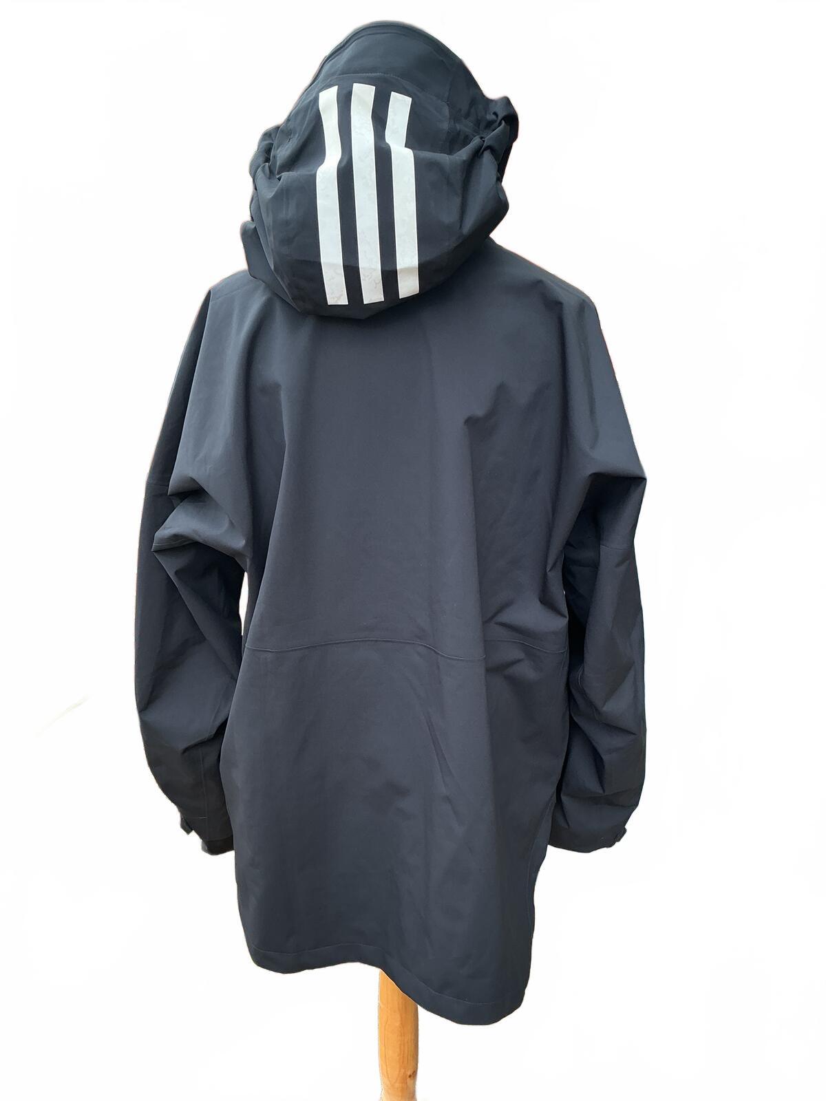 Adidas Terrex 2L Waterproof Hooded Jacket — Black — Men's XL