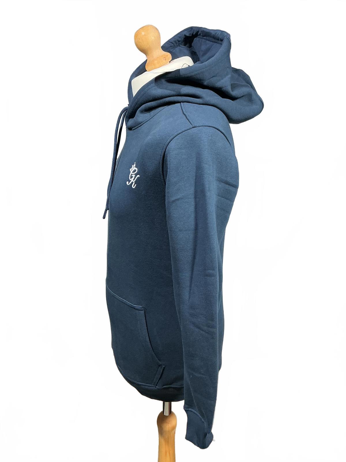 Gym King Fundamental Blue Hoodie Sweatshirt Size Small