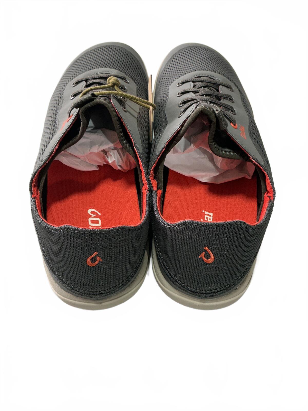 OluKai Moku Pae Men's Summer Vented Size 11.5 Comfortable Island Salt/Koi Shoes
