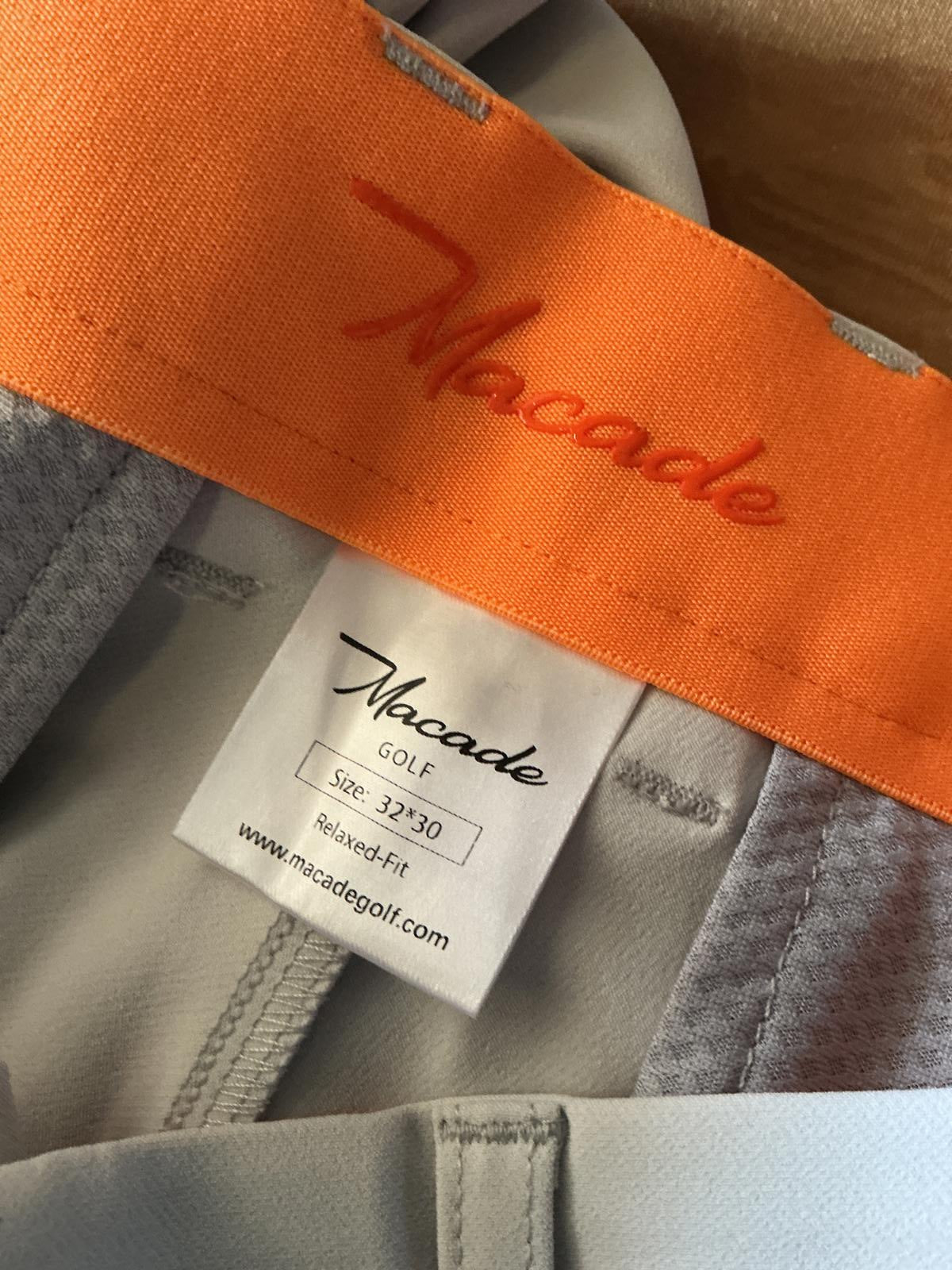 Macabe Cream Men’s Golf Tech Trousers 32/30