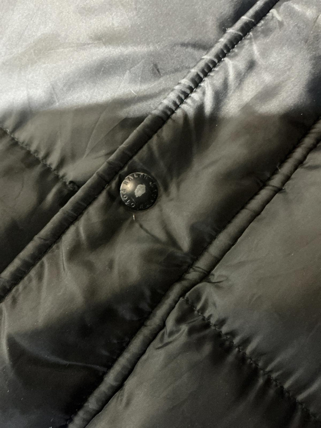 Ralph Lauren Men's Insulated Black Puffer Jacket with Hood