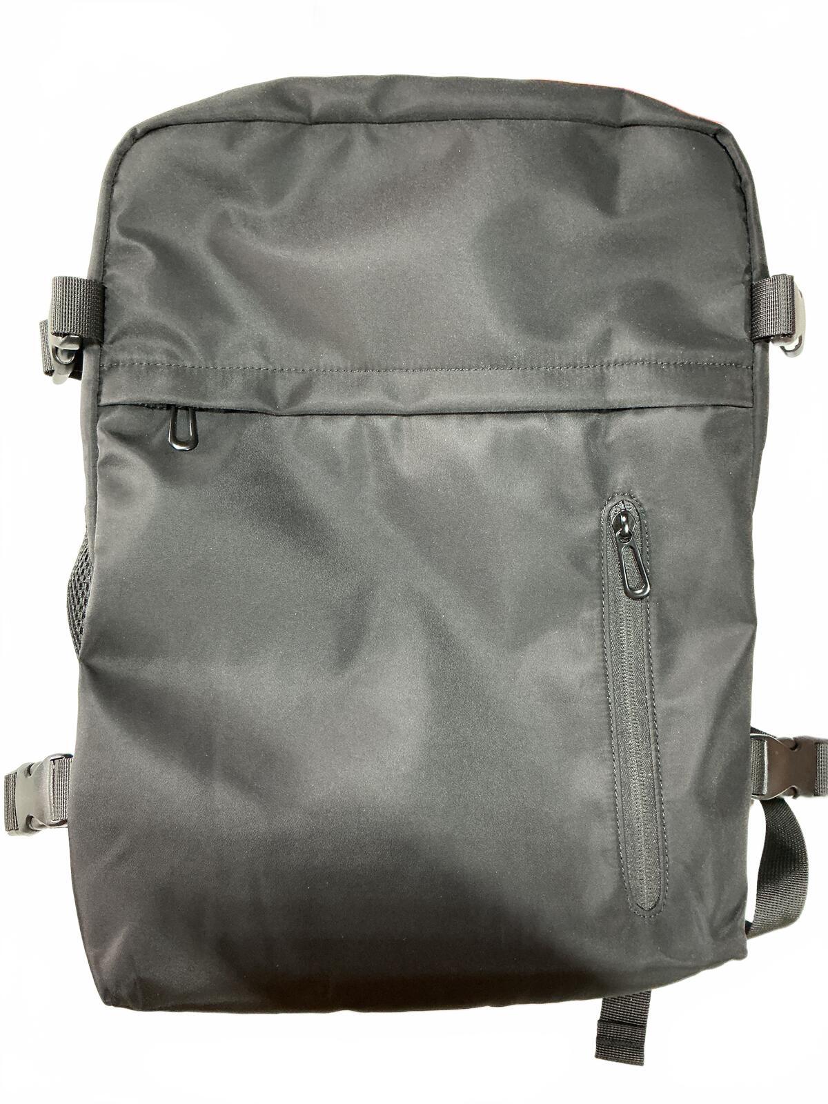 OTAHGK Large Black Travel Backpack Carry On Laptop Rucksack Unisex 40*30*20 24L
