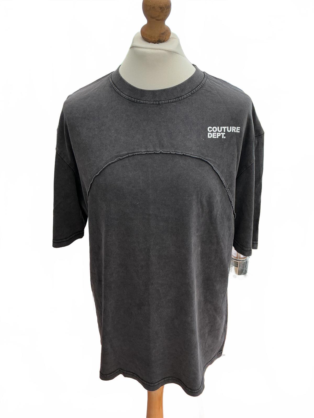 Couture Dept. Black Oversized T-Shirt Size Regular M