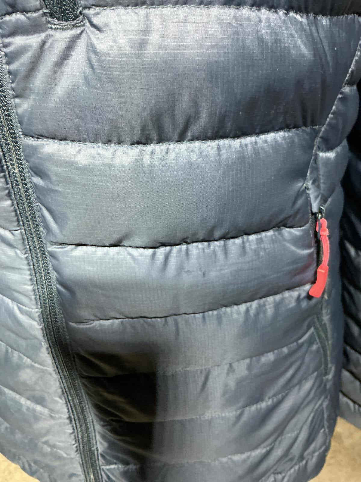 Rab Women's Insulated Hooded Jacket - Grey with Red Lining
