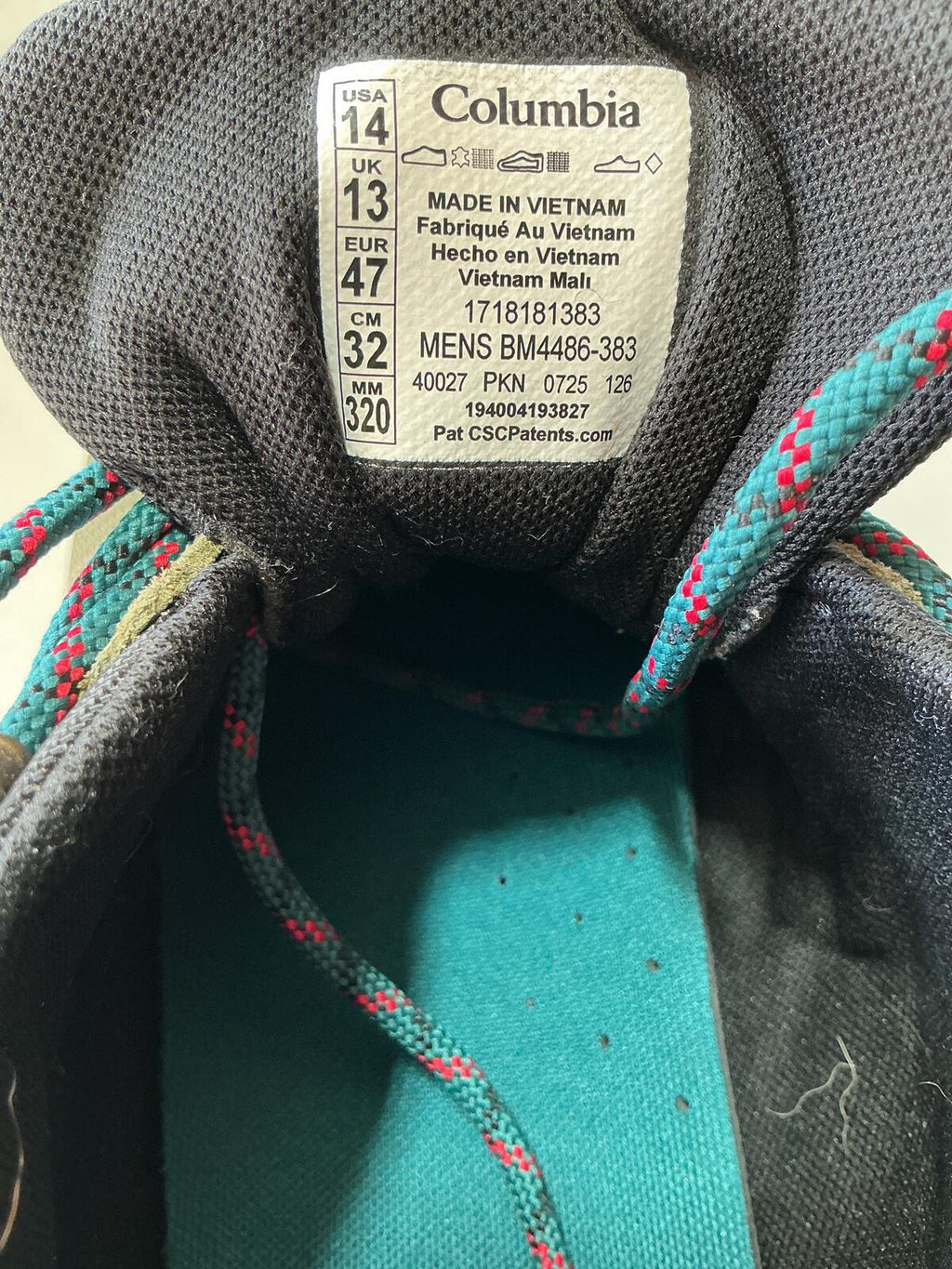 Columbia Peakfreak Outdoor Hiking Shoes Size 13 Durable Lightweight