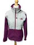 The North Face Women's Fleece Jacket Purple and White