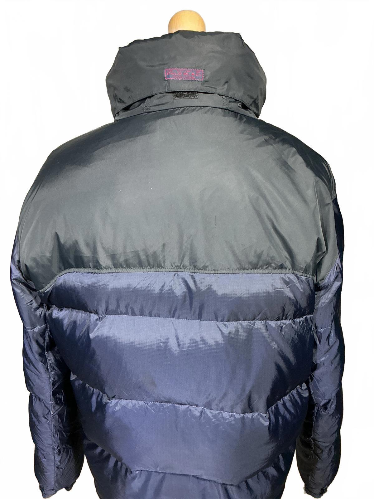 Polo Ralph Lauren Men's Navy Blue Puffer Jacket with Hood