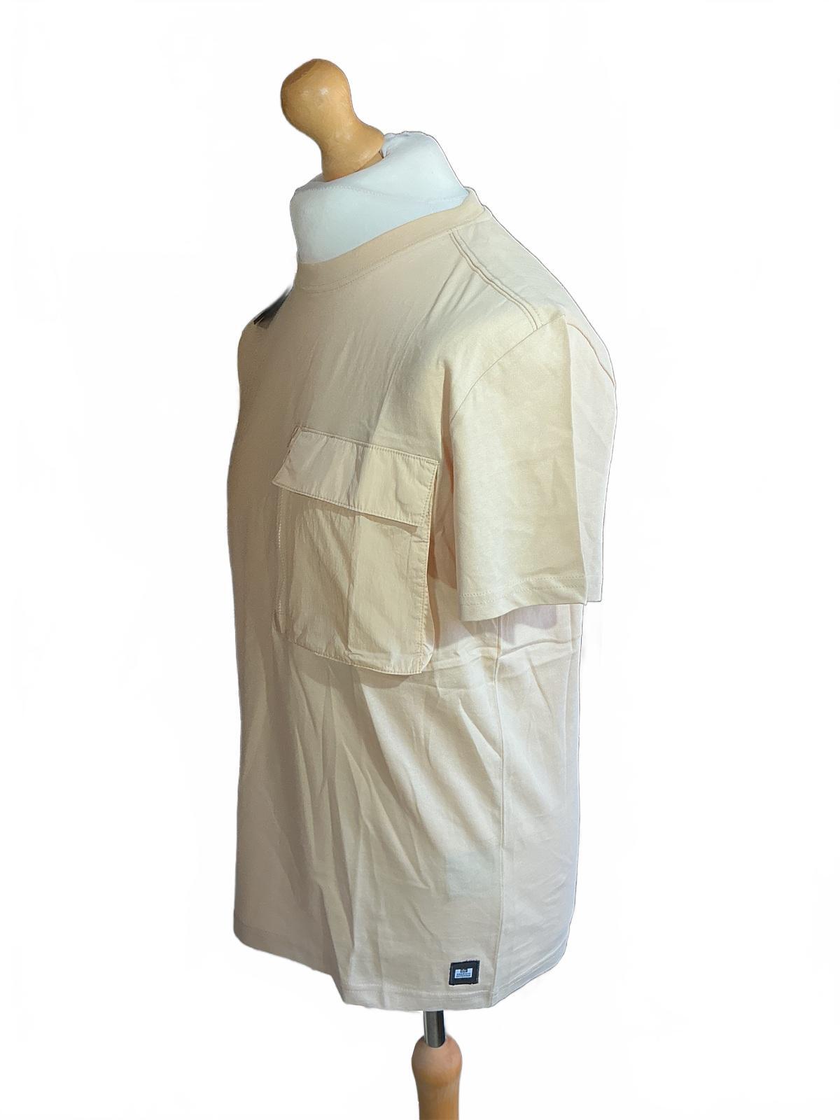 Weekend Offender Takaji Deep Champagne T-Shirt with Chest Pocket Size Regular M