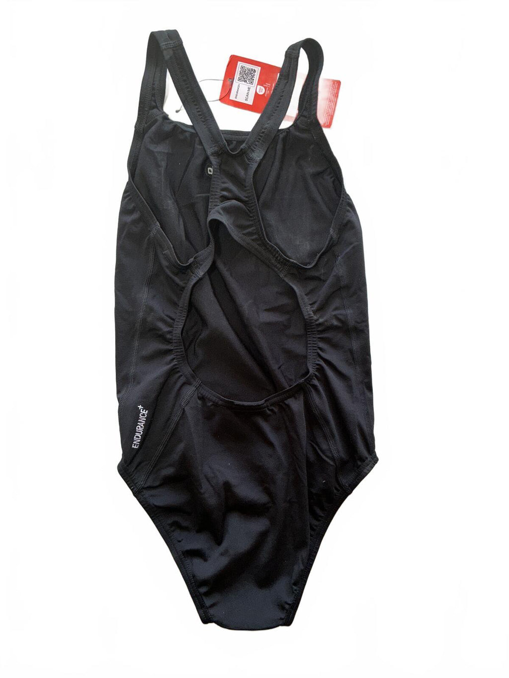 Speedo End+ Medalist Junior Girls Black Swimsuit Size 13-14 Years UK