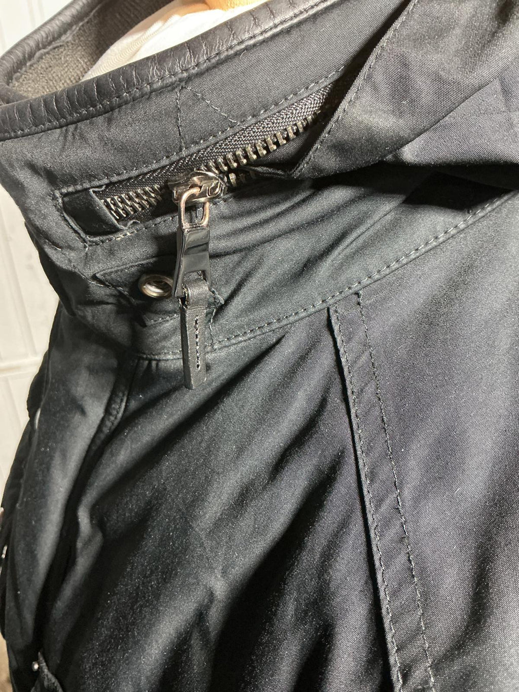 Black Men's Utility Ralph Lauren Jacket with Multiple Pockets and Hood