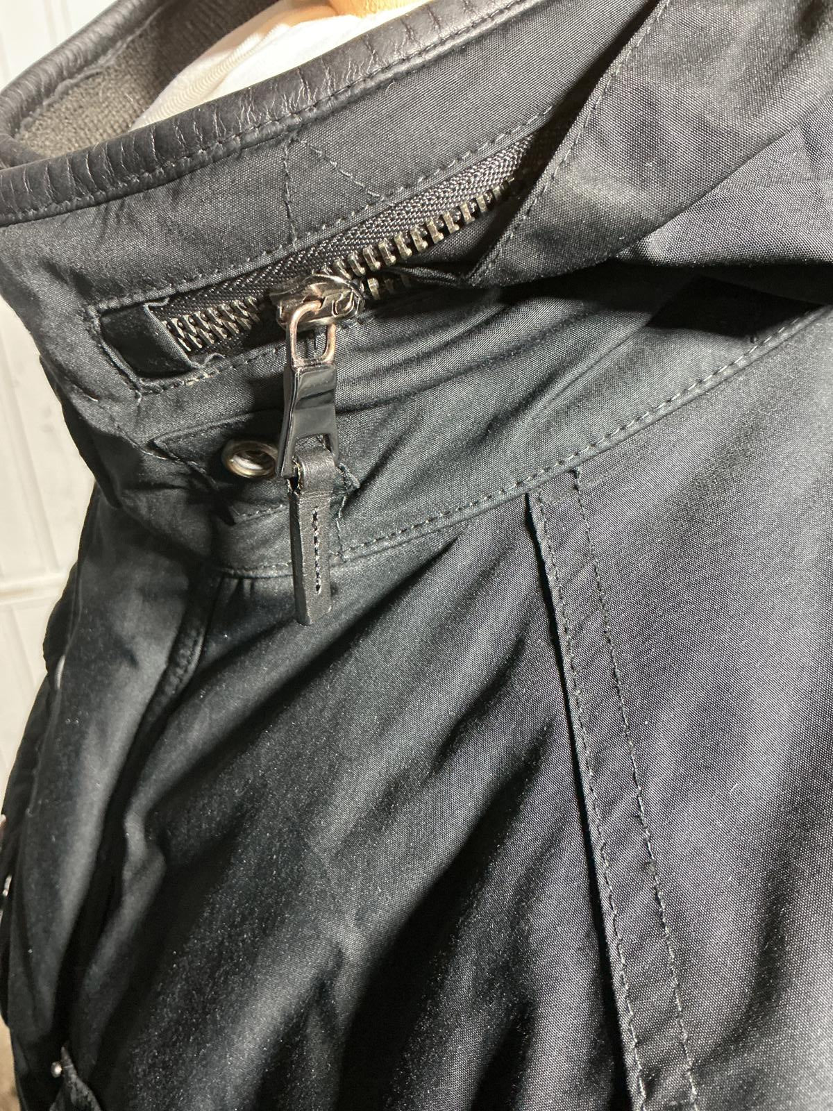 Black Men's Utility Ralph Lauren Jacket with Multiple Pockets and Hood