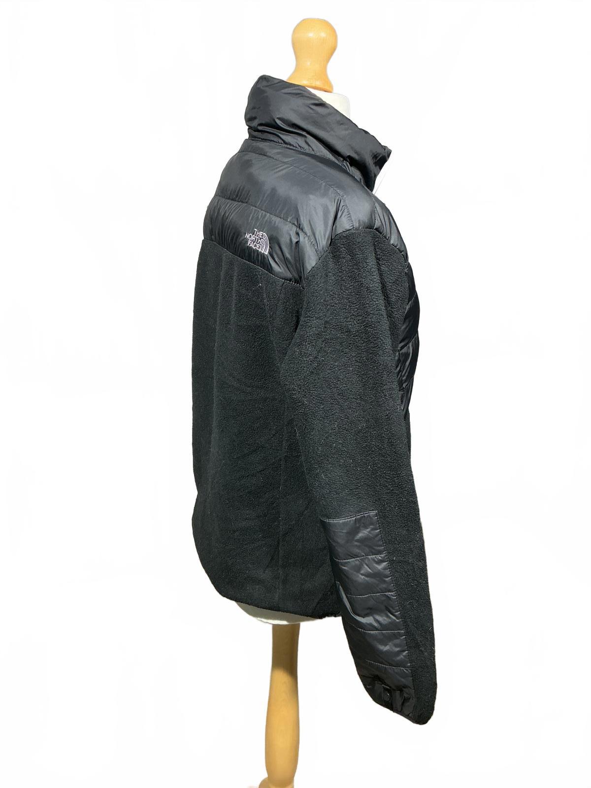 The North Face Ladies Black Fleece Jacket with Padded Front