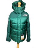 The North Face Small Ladies Down Himalayan Green Puffer Jacket with Hood