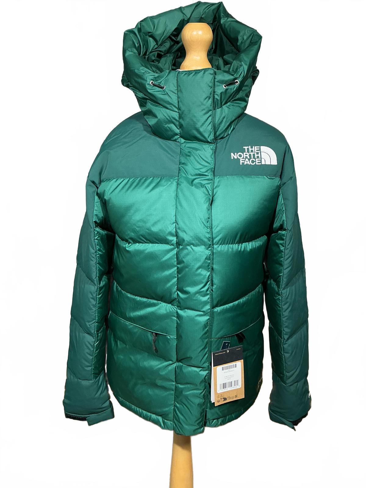 The North Face Small Ladies Down Himalayan Green Puffer Jacket with Hood