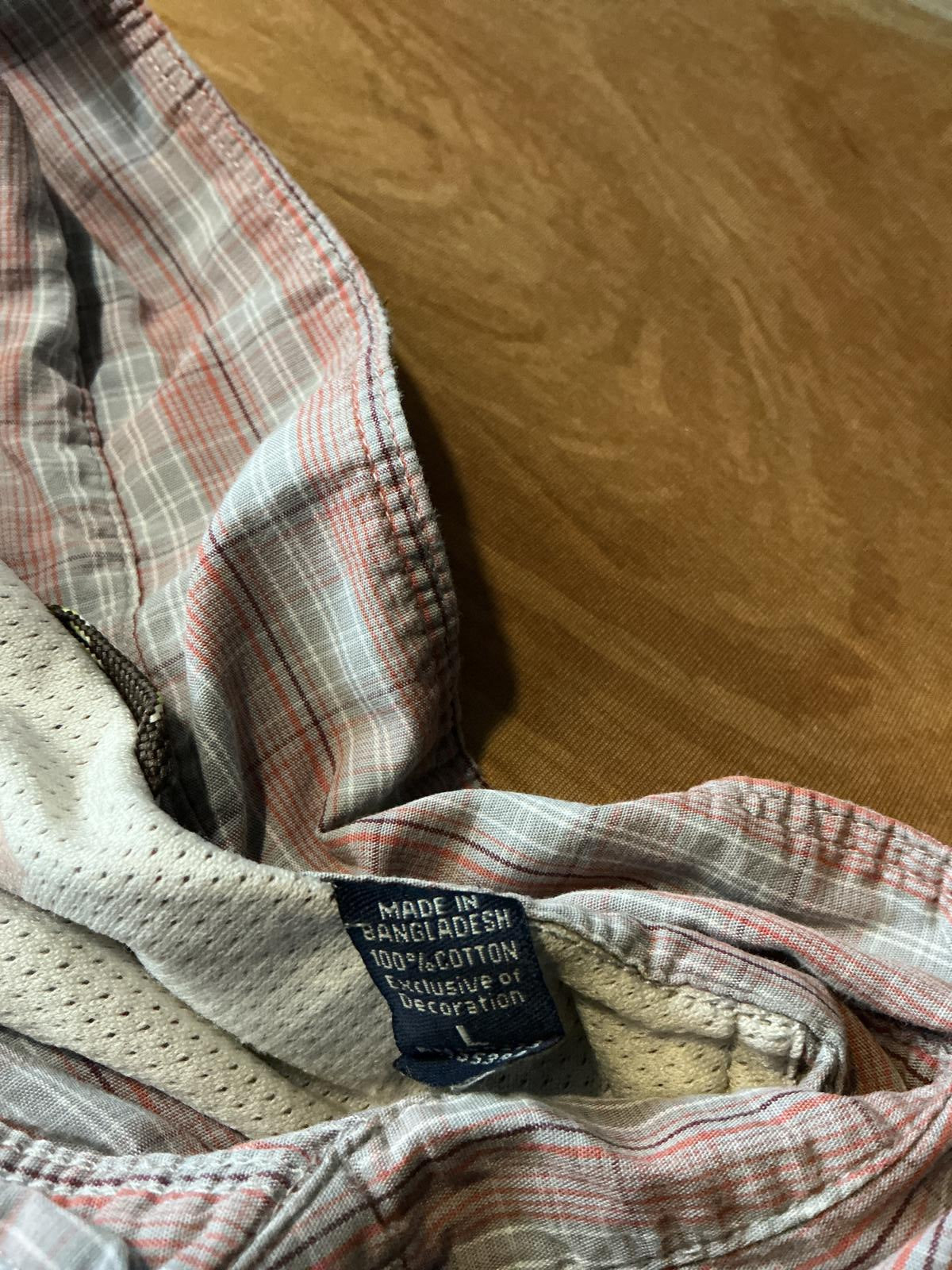 Men's Casual Hiking Short Sleeve Checkered Shirt