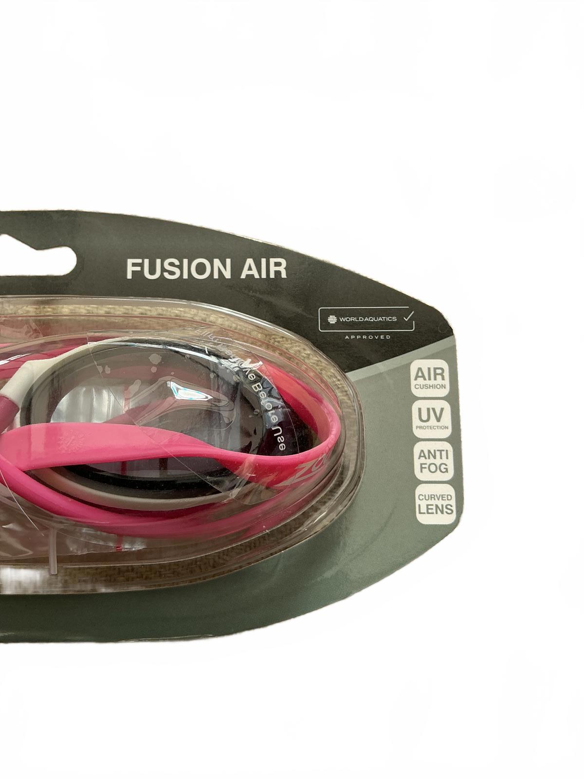 Zoggs Fusion Air Swimming Goggles Pink Size L with Anti-Fog UV Protection