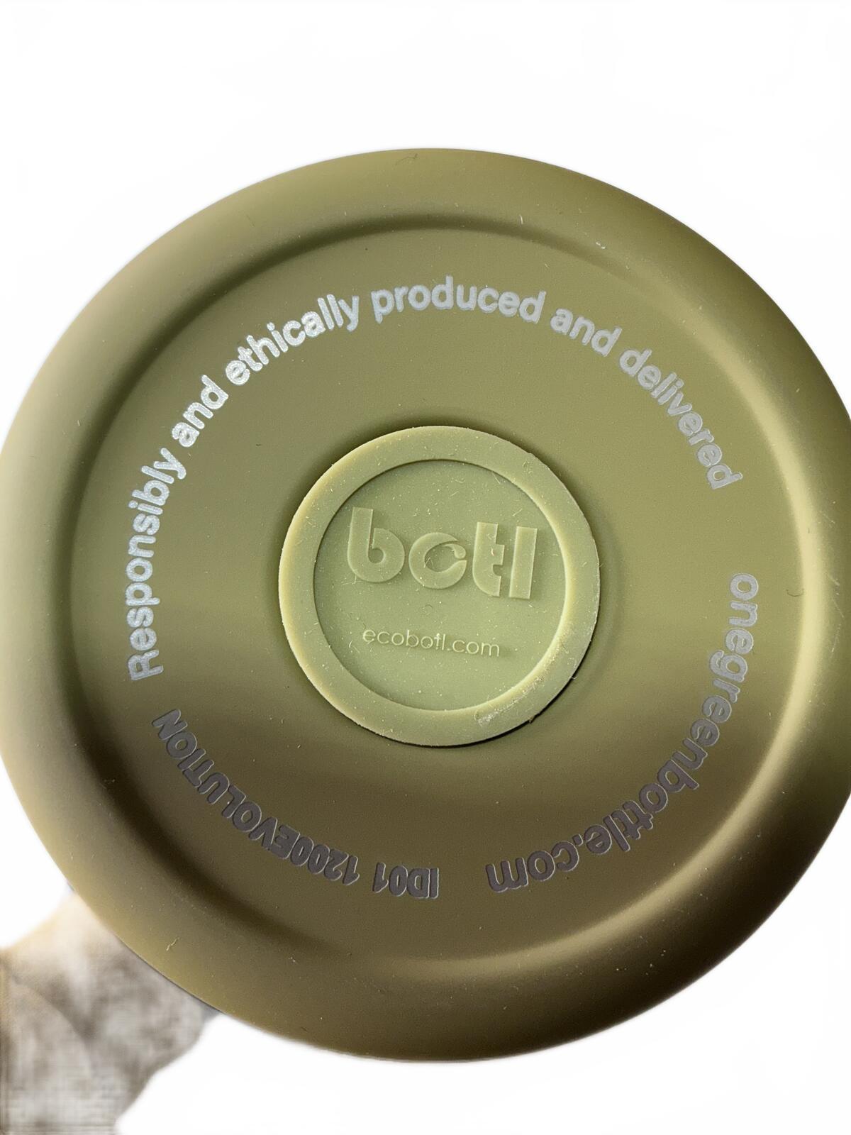 botl Evolution Stainless Steel Water Bottle Olive Green 1200ml Reusable