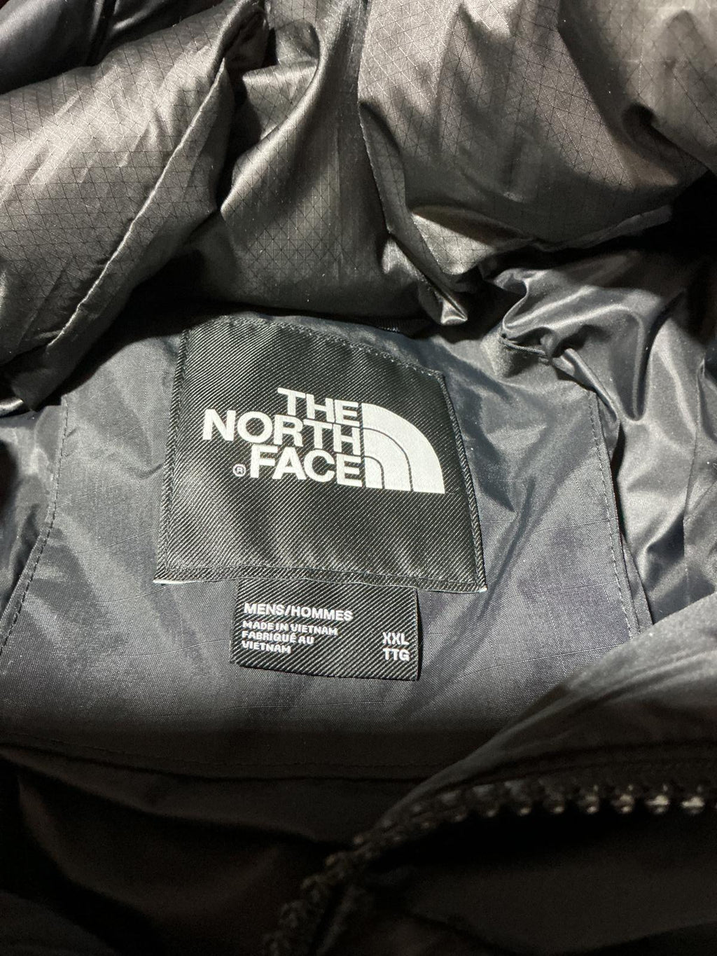 The North Face Diablo Down 2.0 Black Puffer Jacket Hooded Size XXL