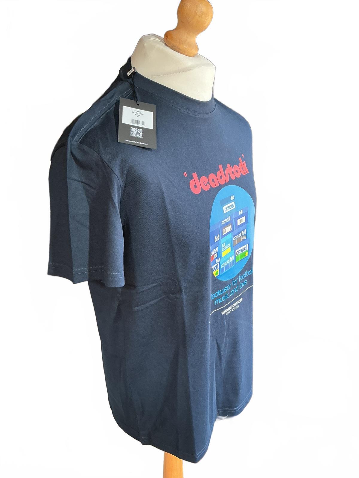 Weekend Offender Deadstock Casual Football Graphic T-Shirt Size M
