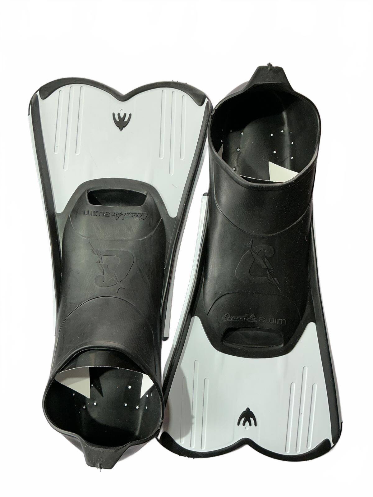 Cressi Swimming Fins Size 7/8 Soft Flexible Foot Pocket Ideal for Travel