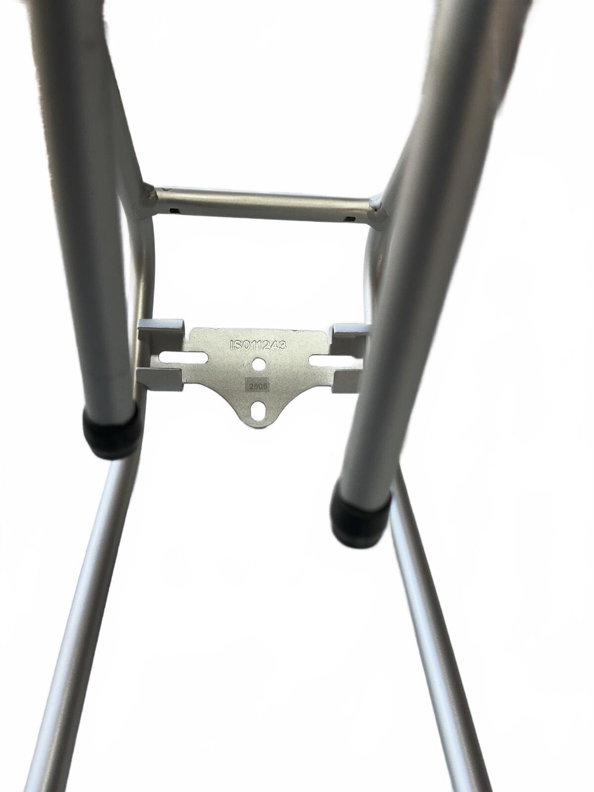 Tortes Silver Bicycle Rear Rack Carrier - Durable Lightweight Metal Max 25 kg
