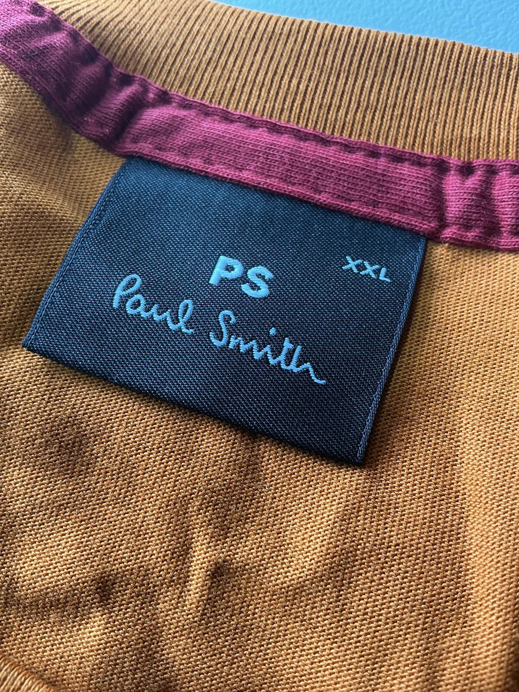 Paul Smith Men's T-Shirts Size XXL Yellow, Orange, Grey Cotton