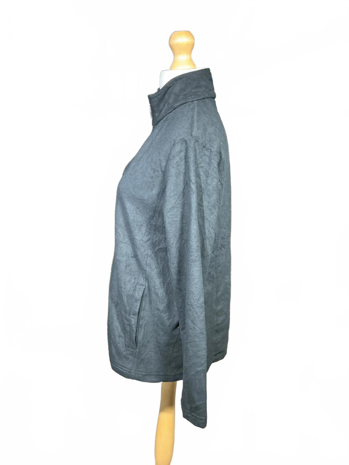 Grey Full Zip Women's Fleece Jacket