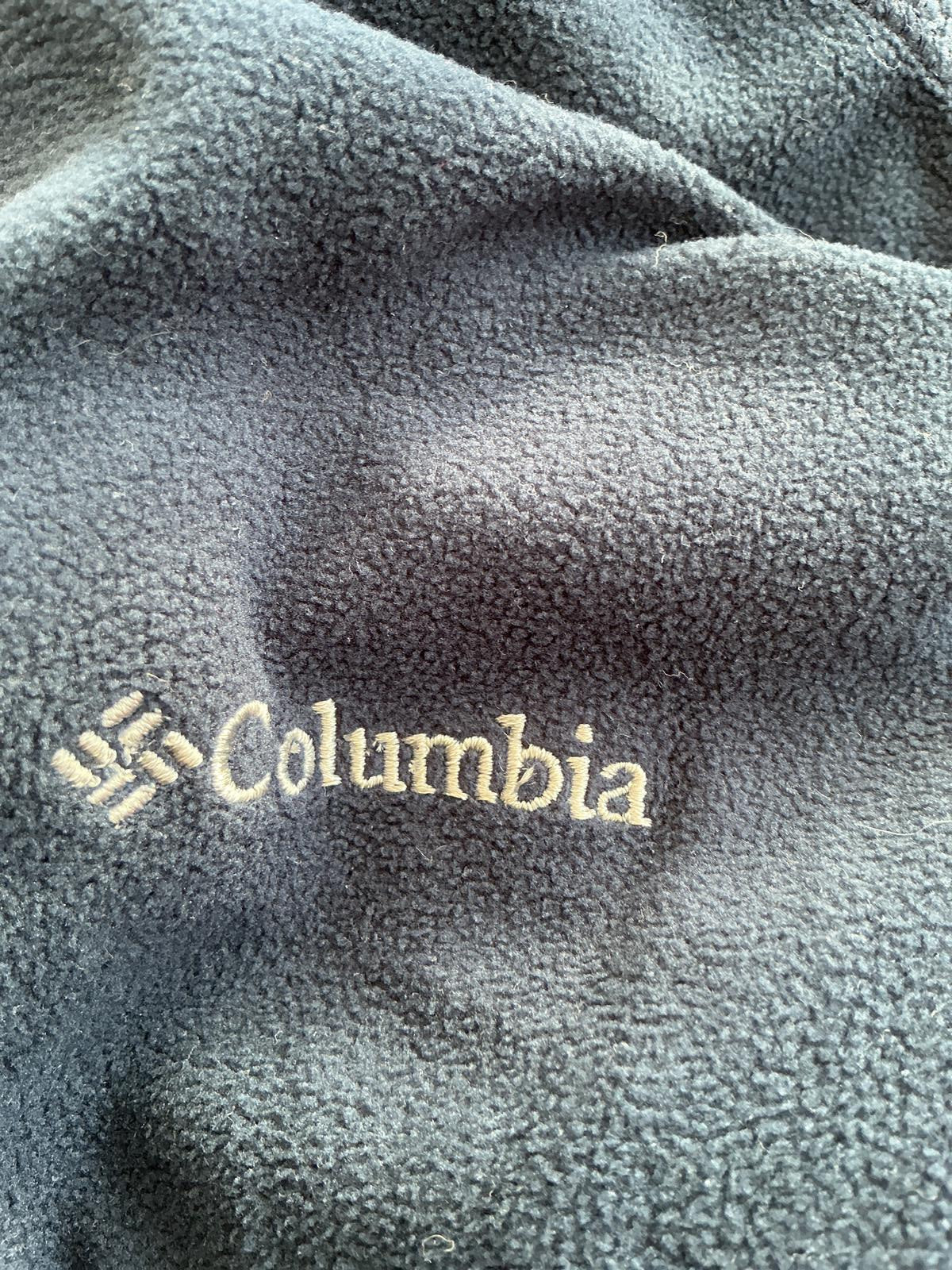 Columbia Navy Blue Half-Zip Fleece Pullover Regular M
