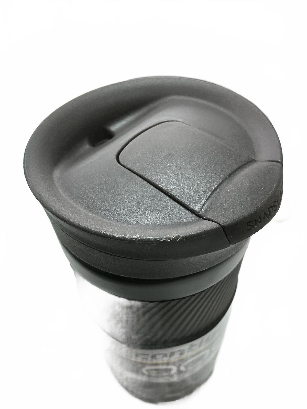 Contigo Byron SnapSeal Travel Mug 470 ml Black with Supersparrow 1L Waterbottle