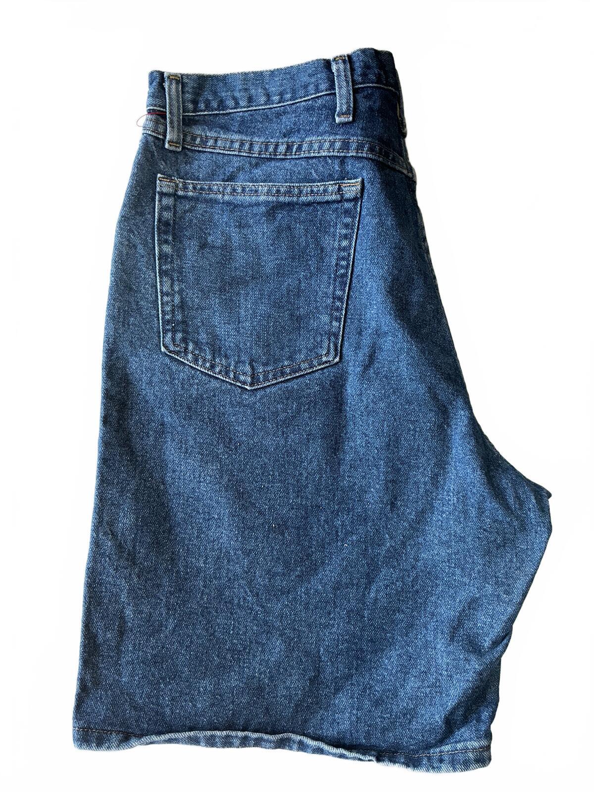 Wrangler Classic Blue Denim Shorts Size Waist 36in. Comfortable Fit