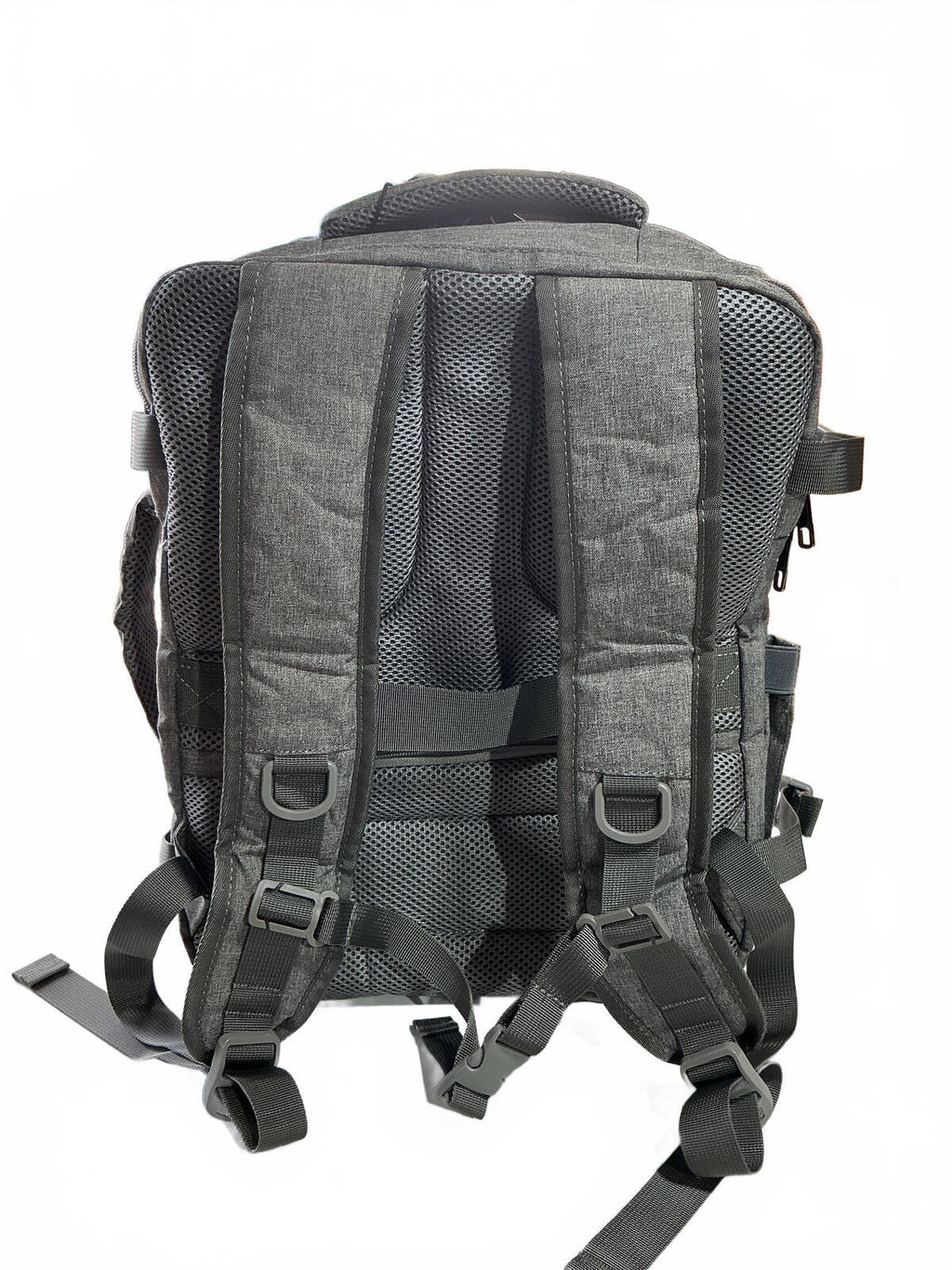 Vankev 40x30x20 Grey Multi-Pocket Travel Backpack Rucksack Carry-On Bag
