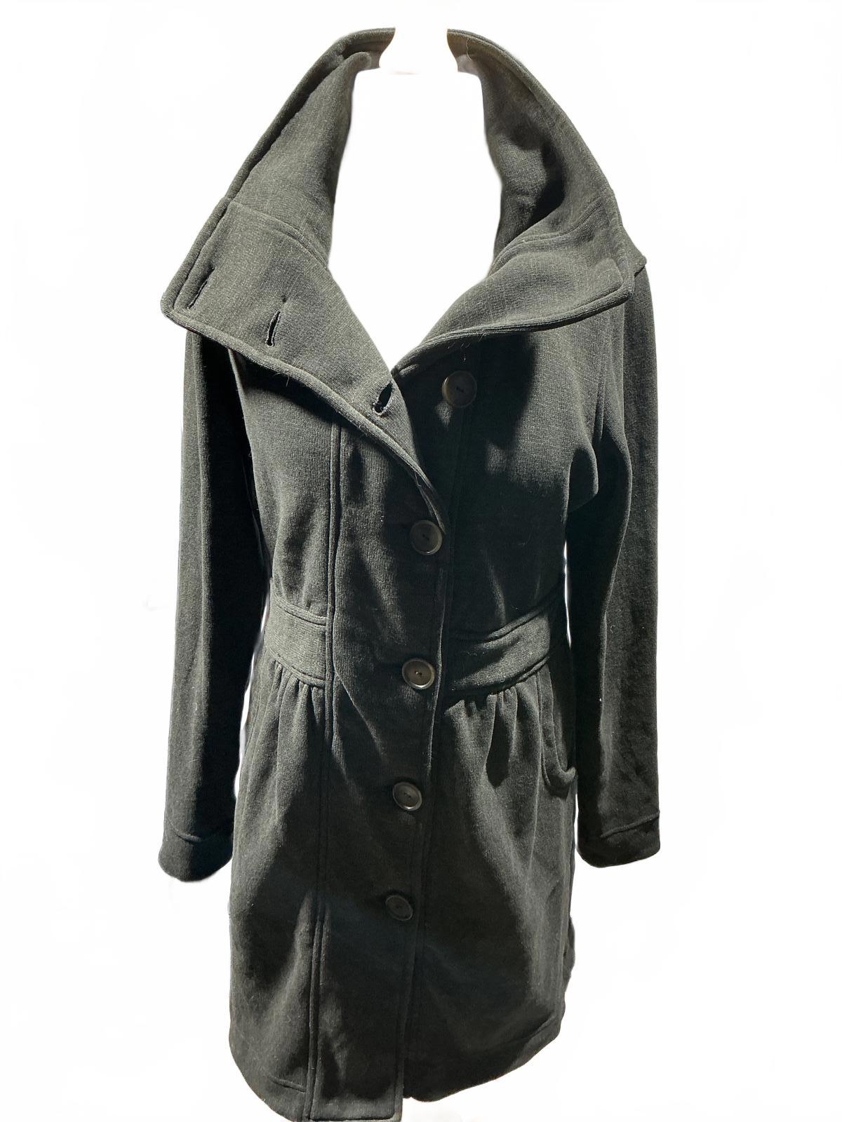 Patagonia Women's Fleece Lined Cowl Neck Jacket Large Khaki Brown