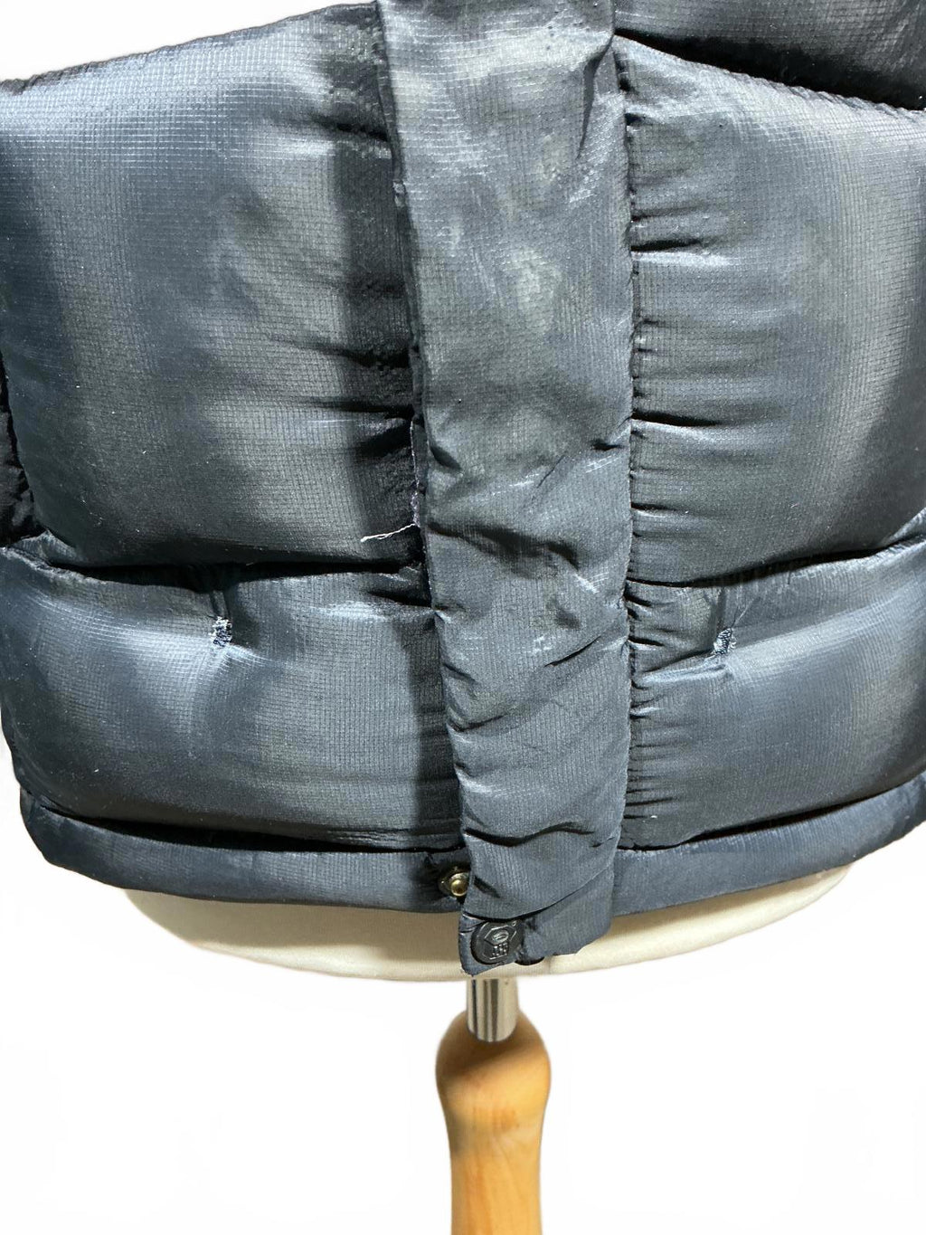 Mountain Hardwear Men's Puffer Jacket High Collar Zipper Pockets Size M Black -