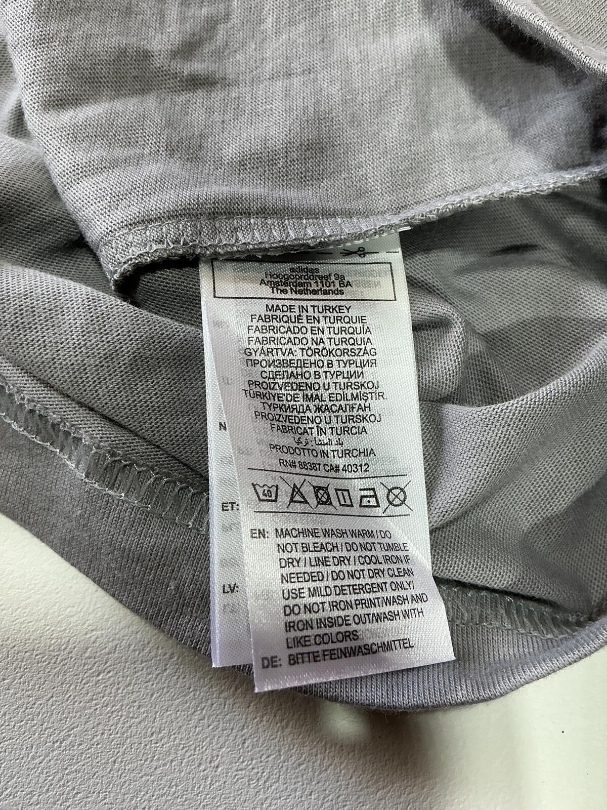 *NEW* Adidas Trefoil Grey T-Shirt Size L