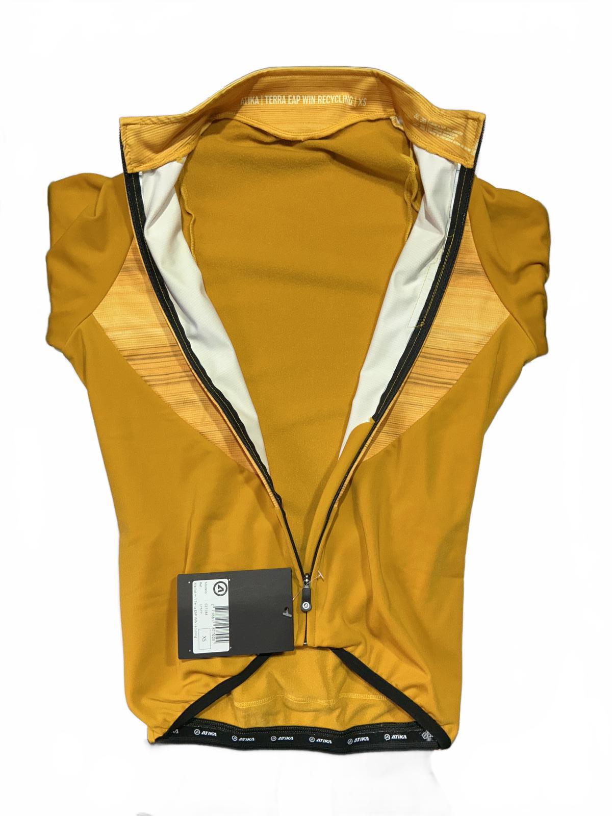 Akita Men's Mustard Yellow Cycling Jersey Size Regular Xs