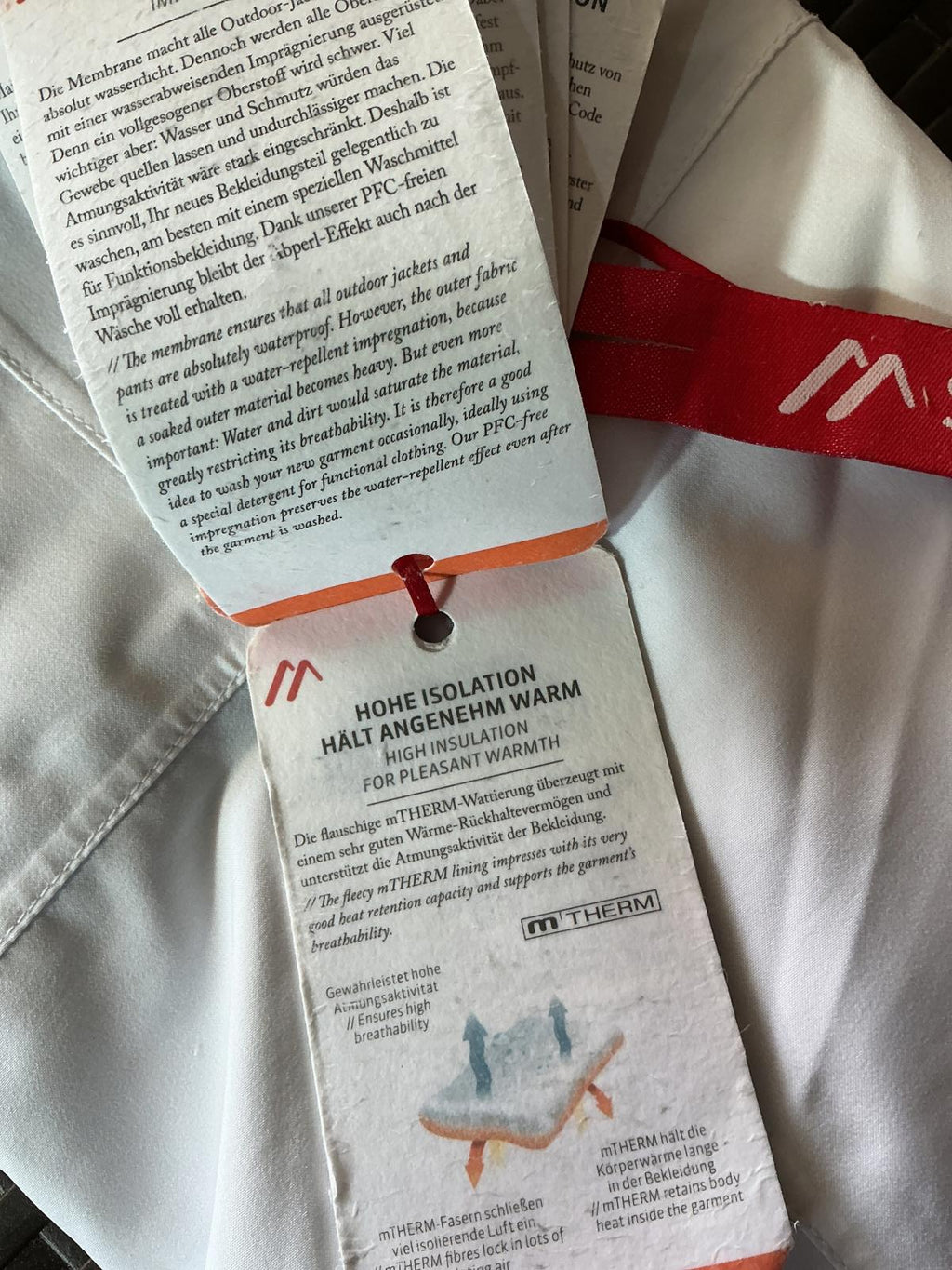 Maier White Waterproof Insulated Ski Pants Size 18 Winter Snow Trousers