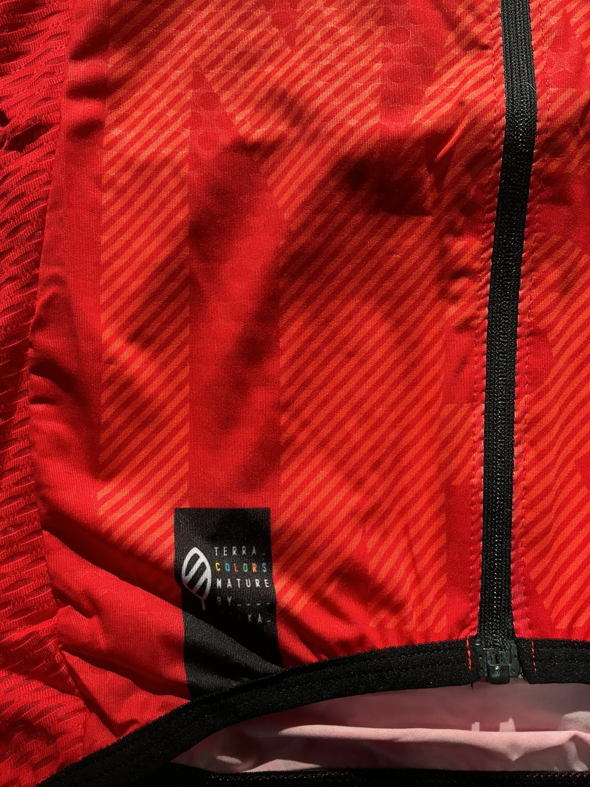 Atika Red Cycling Jersey Size Regular xs