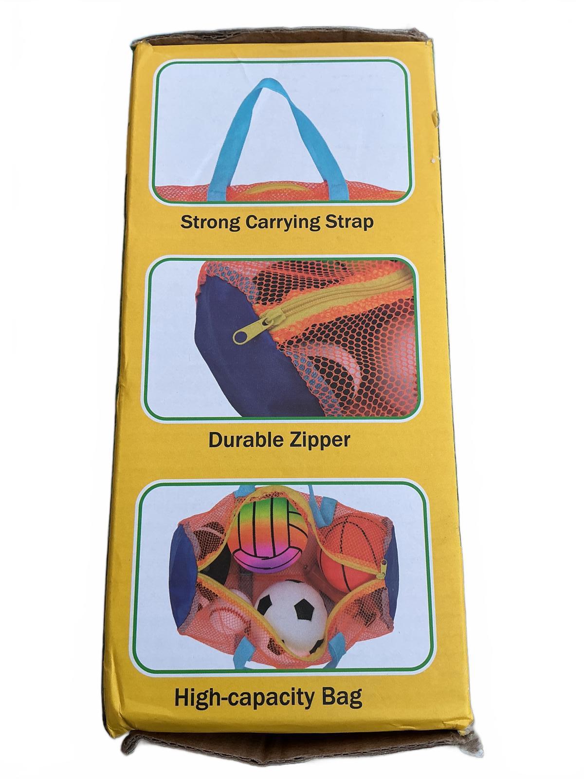 Irptey Sports Ball Set of 5 with Hand Pump and Storage Bag - Kids Size