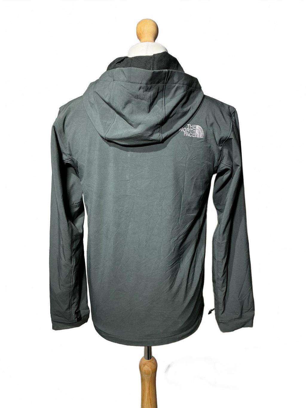 The North Face Men's Windbreaker Lightweight Grey Small Fleece Lined