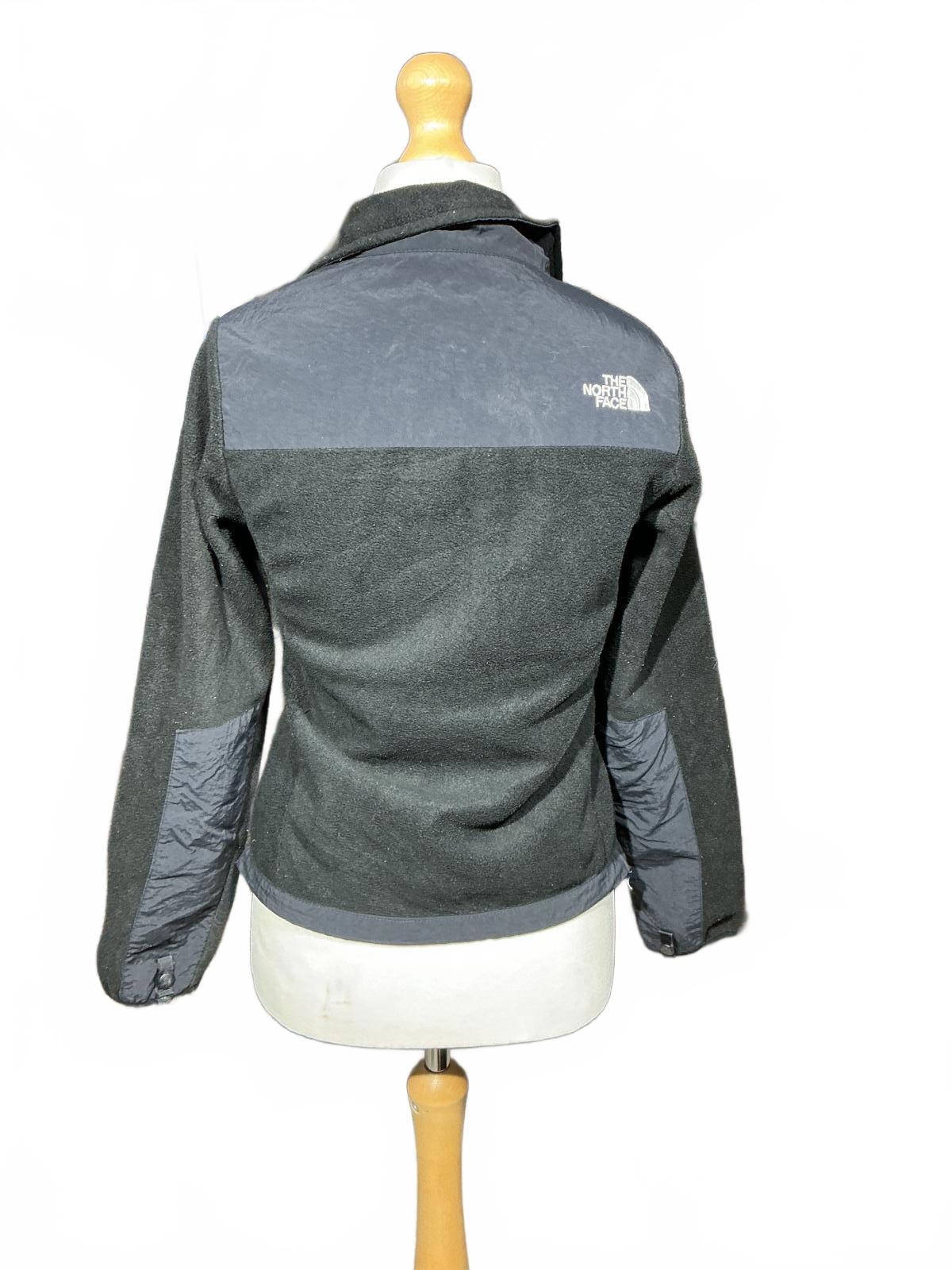 The North Face Women's Fleece and Nylon Jacket Black and Grey