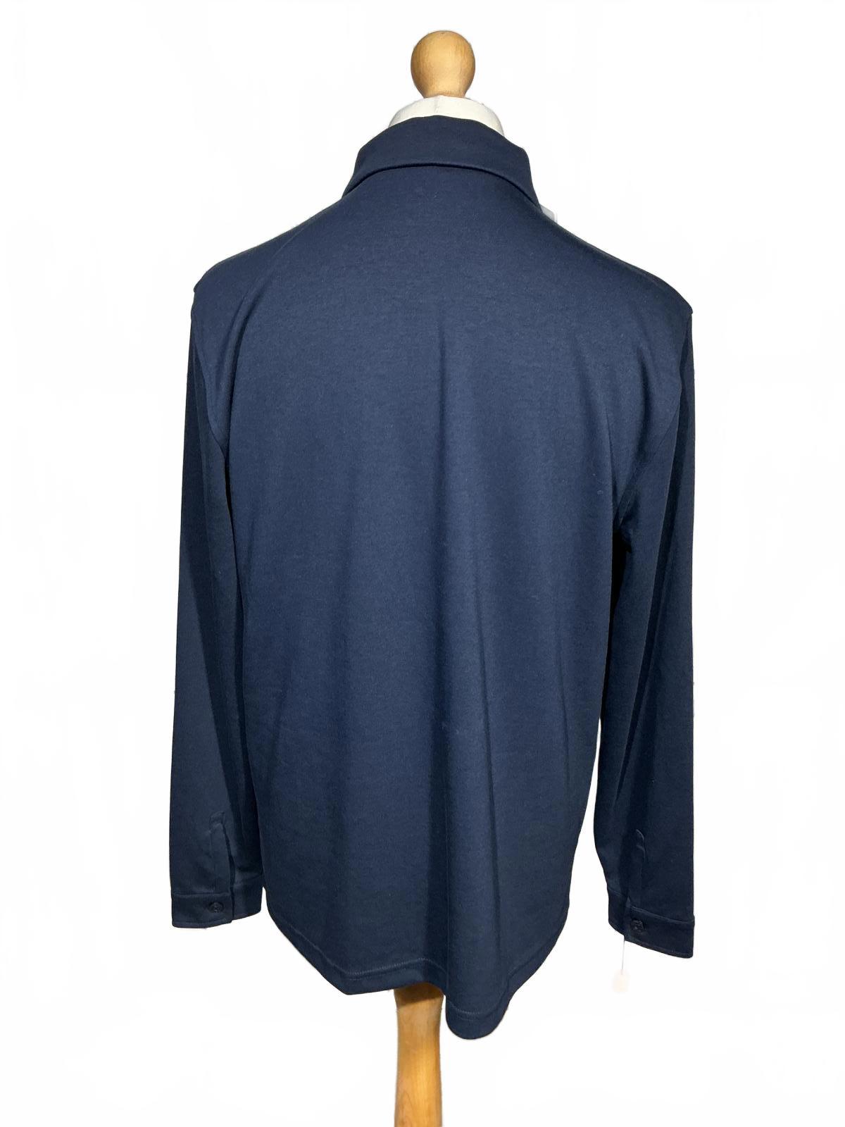 Arne Navy Blue Casual Men's Shirt