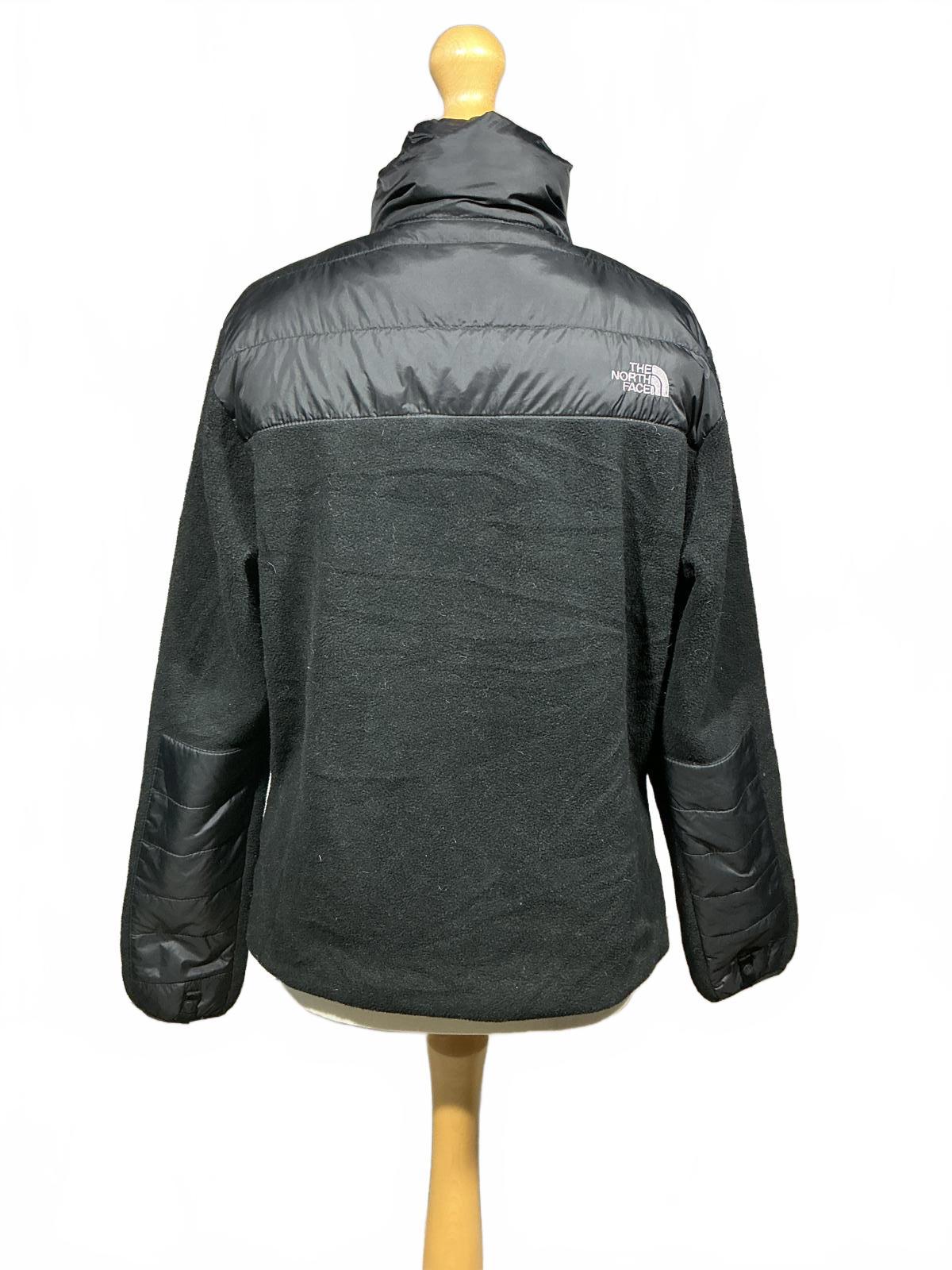 The North Face Ladies Black Fleece Jacket with Padded Front
