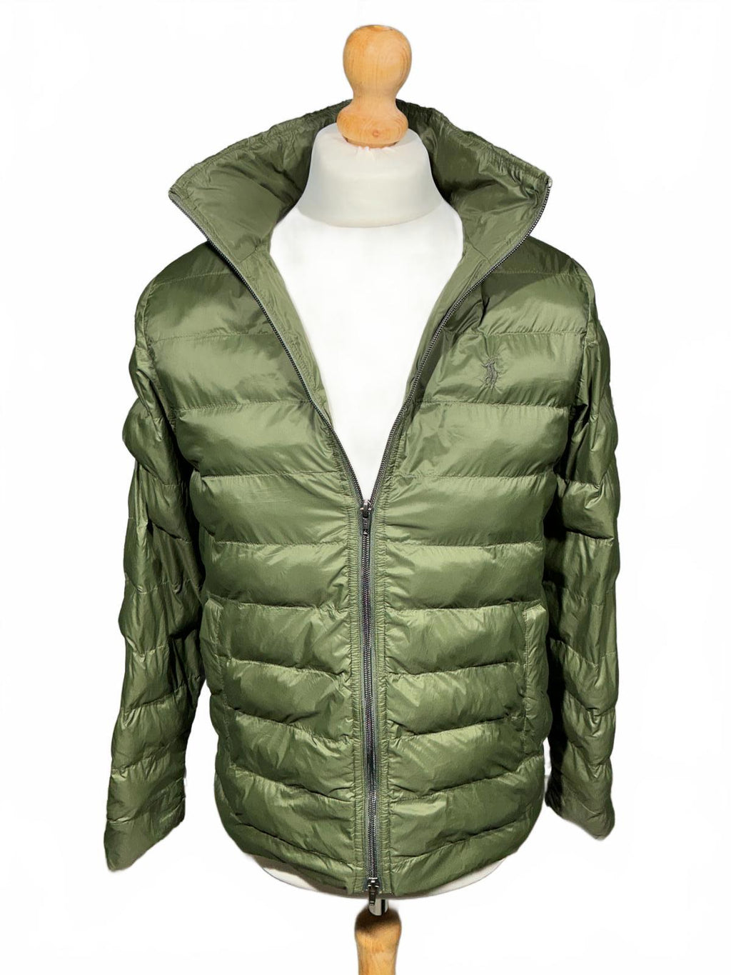 Ralph Lauren Men's Olive Green Puffer Jacket