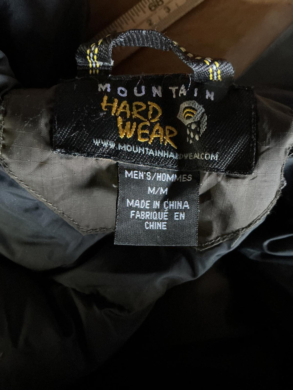 Mountain Hardwear Men's Puffer Jacket Olive and Black