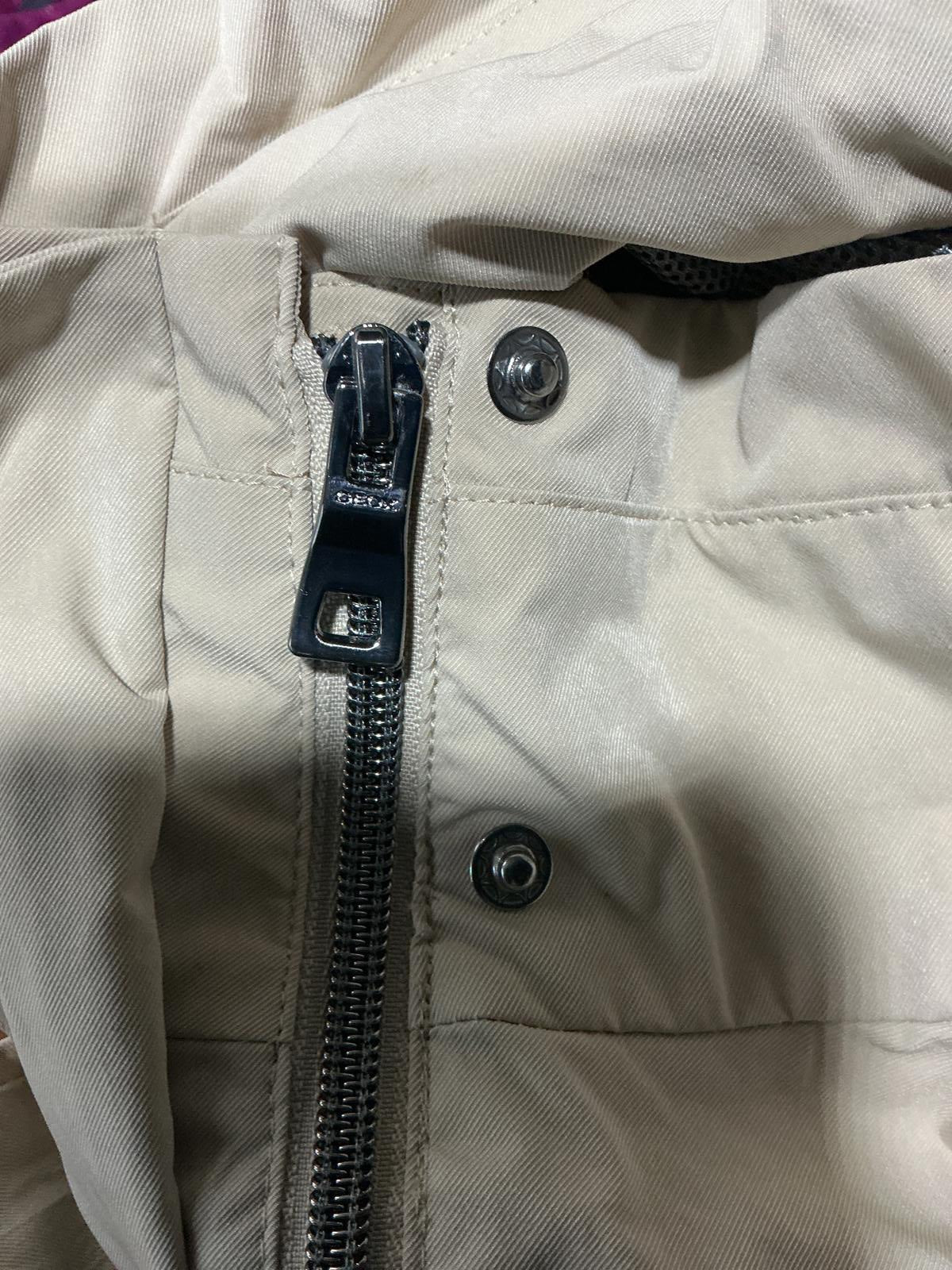 Geox Claudin Beige Women's Utility Jacket Size 14