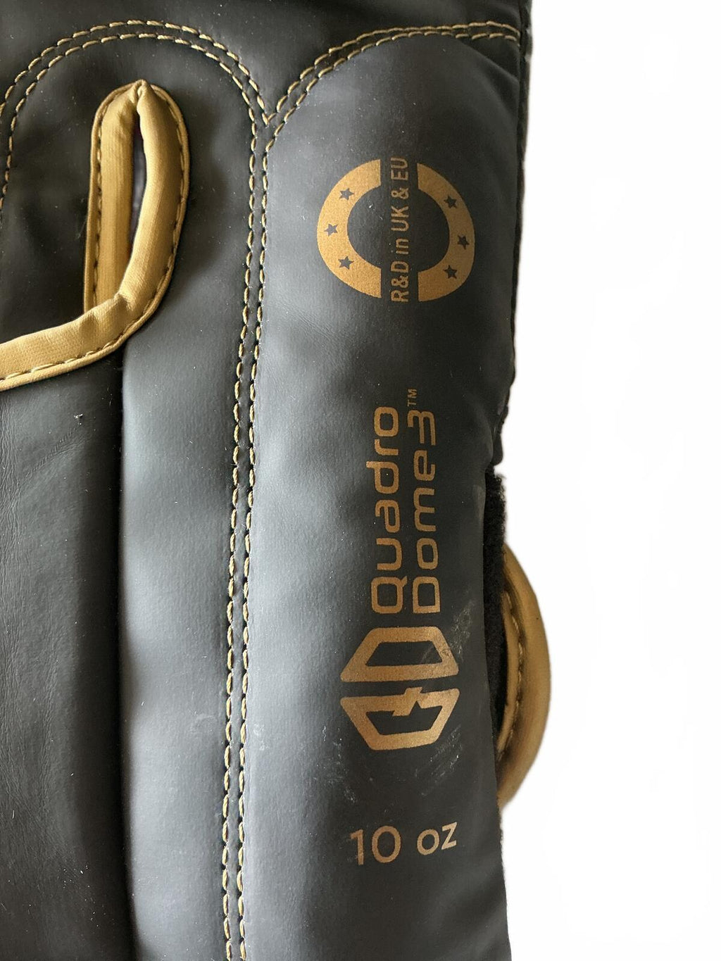 RDX Black and Gold Boxing Gloves with FoamX Tech Size 10oz